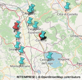 Mappa Viale Mura Etrusche, 52044 Cortona AR, Italia (15.27263)