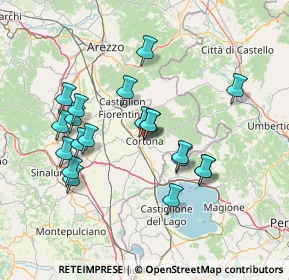 Mappa Viale Mura Etrusche, 52044 Cortona AR, Italia (14.0465)