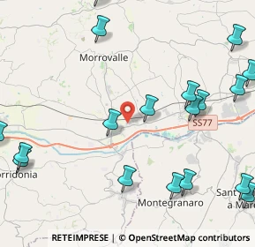 Mappa Via Donato Bramante, 62010 Trodica MC, Italia (6.275)