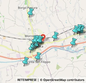 Mappa Via Donato Bramante, 62010 Trodica MC, Italia (1.8745)