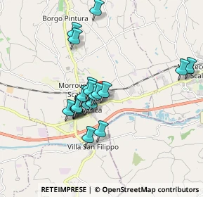 Mappa Via Donato Bramante, 62010 Trodica MC, Italia (1.5175)