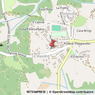 Mappa Via Giovanni Pascoli, 660, 53018 Sovicille, Siena (Toscana)