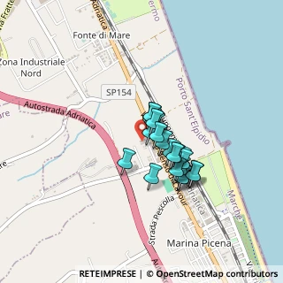 Mappa Via Isola di Ponza, 63821 Porto Sant'Elpidio FM, Italia (0.28333)