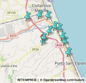 Mappa Via Lussu Emilio, 63811 Sant'Elpidio a Mare FM, Italia (1.55091)
