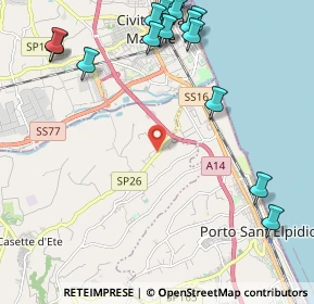 Mappa Via Lussu Emilio, 63811 Sant'Elpidio a Mare FM, Italia (3.01842)