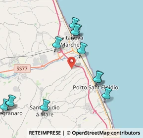 Mappa Via Lussu Emilio, 63811 Sant'Elpidio a Mare FM, Italia (4.95333)