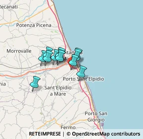 Mappa Via Lussu Emilio, 63811 Sant'Elpidio a Mare FM, Italia (4.10833)