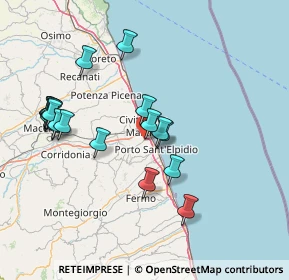 Mappa Via Lussu Emilio, 63811 Sant'Elpidio a Mare FM, Italia (16.0555)