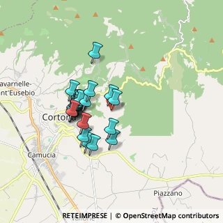 Mappa Loc. Teccognano, 52044 Cortona AR, Italia (1.47083)