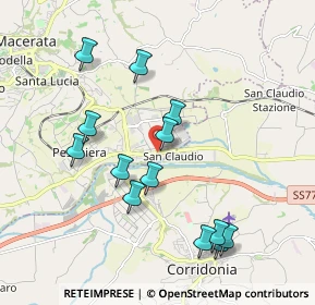 Mappa CAP, 62100 Macerata MC, Italia (1.99077)