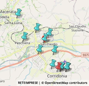 Mappa CAP, 62100 Macerata MC, Italia (2.10692)