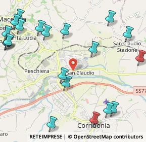 Mappa CAP, 62100 Macerata MC, Italia (3.0565)
