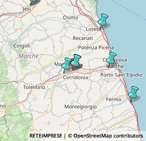 Mappa CAP, 62100 Macerata MC, Italia (28.39417)