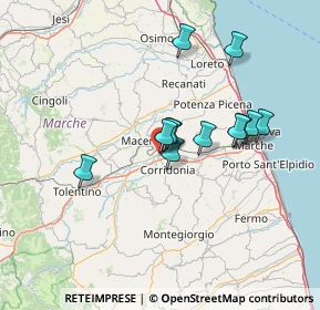 Mappa Strada Cluentina, 62100 Piediripa MC, Italia (11.59417)