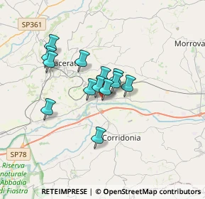 Mappa Strada Cluentina, 62100 Piediripa MC, Italia (2.56769)