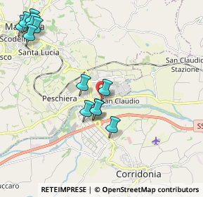 Mappa Strada Cluentina, 62100 Piediripa MC, Italia (2.39833)