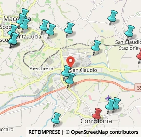 Mappa Strada Cluentina, 62100 Piediripa MC, Italia (2.9915)