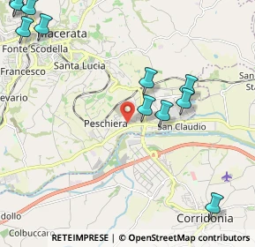 Mappa Via Volturno, 62100 Piediripa MC, Italia (2.94727)