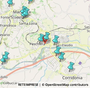 Mappa Via Volturno, 62100 Piediripa MC, Italia (2.62077)