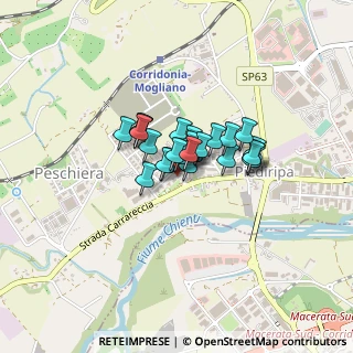 Mappa Via Volturno, 62100 Piediripa MC, Italia (0.21923)