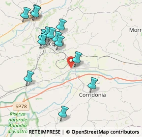 Mappa Via Volturno, 62100 Piediripa MC, Italia (4.52)