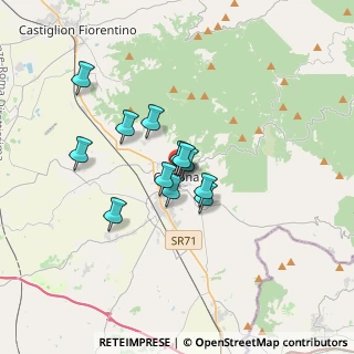 Mappa Via Benedetti, 52044 Cortona AR, Italia (2.43917)
