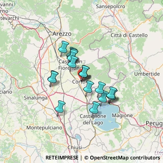 Mappa Via Passerini, 52044 Cortona AR, Italia (10.36211)