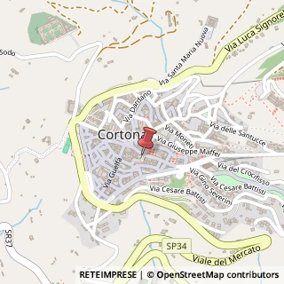 Mappa Via Nazionale, 24, 52044 Cortona, Arezzo (Toscana)