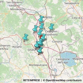Mappa Via S. Quirico, 52045 Foiano della Chiana AR, Italia (8.90385)