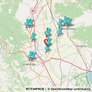 Mappa Via S. Quirico, 52045 Foiano della Chiana AR, Italia (6.74692)