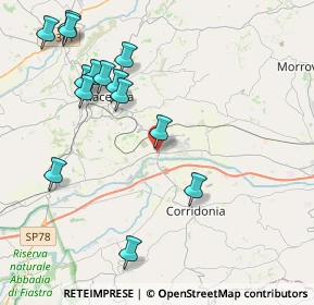 Mappa Piazzale Salvo D'Acquisto, 62100 Piediripa MC, Italia (4.75714)