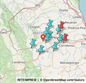 Mappa Strada Statale, 62010 Treia MC, Italia (9.65)