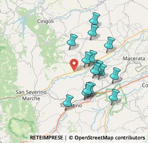 Mappa Strada Statale, 62010 Treia MC, Italia (6.608)