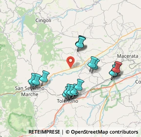 Mappa Strada Statale, 62010 Treia MC, Italia (7.463)