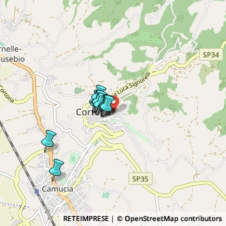 Mappa Via S. Margherita, 52044 Cortona AR, Italia (0.53833)