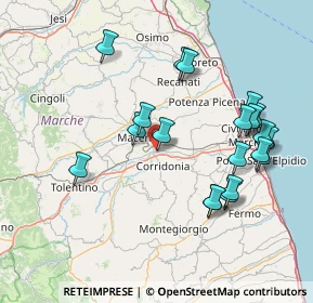 Mappa Strada Cluentina, 62100 Macerata MC, Italia (16.322)