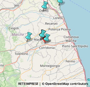 Mappa Strada Cluentina, 62100 Macerata MC, Italia (24.12)