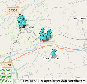 Mappa Strada Cluentina, 62100 Macerata MC, Italia (3.03364)