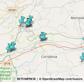 Mappa Via Cluentina 22 Loc, 62100 Macerata MC, Italia (4.77667)