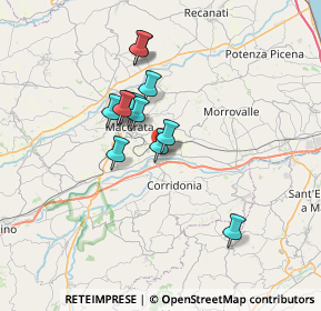 Mappa Strada Cluentina, 62100 Macerata MC, Italia (5.47333)