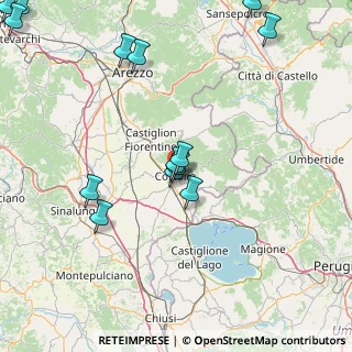 Mappa Via Moneti, 52044 Cortona AR, Italia (21.49357)