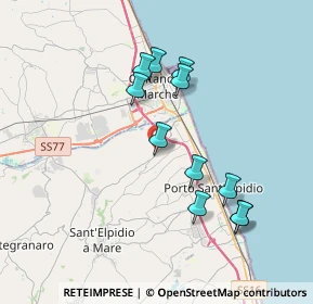 Mappa Via Emilio Lusso, 63811 Sant'Elpidio a mare FM, Italia (3.56182)