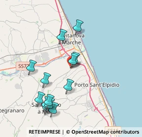Mappa Via Emilio Lusso, 63811 Sant'Elpidio a mare FM, Italia (4.13154)