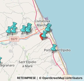 Mappa Via Emilio Lusso, 63811 Sant'Elpidio a mare FM, Italia (4.02417)