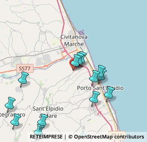 Mappa Via Emilio Lusso, 63811 Sant'Elpidio a mare FM, Italia (4.54538)