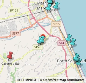 Mappa Via Emilio Lusso, 63811 Sant'Elpidio a mare FM, Italia (2.90857)