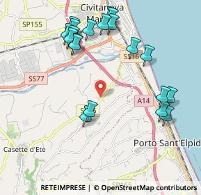 Mappa Via Emilio Lusso, 63811 Sant'Elpidio a mare FM, Italia (2.3105)