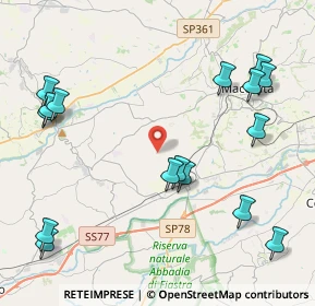 Mappa Contrada Boschetto, 62100 Sforzacosta MC, Italia (5.37625)