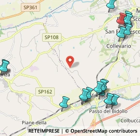 Mappa Contrada Boschetto, 62100 Sforzacosta MC, Italia (3.1025)