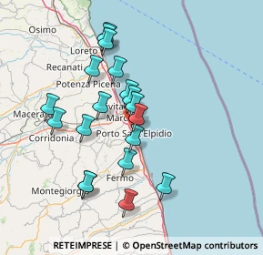 Mappa Via Sicilia, 63821 Porto Sant'Elpidio FM, Italia (13.77211)